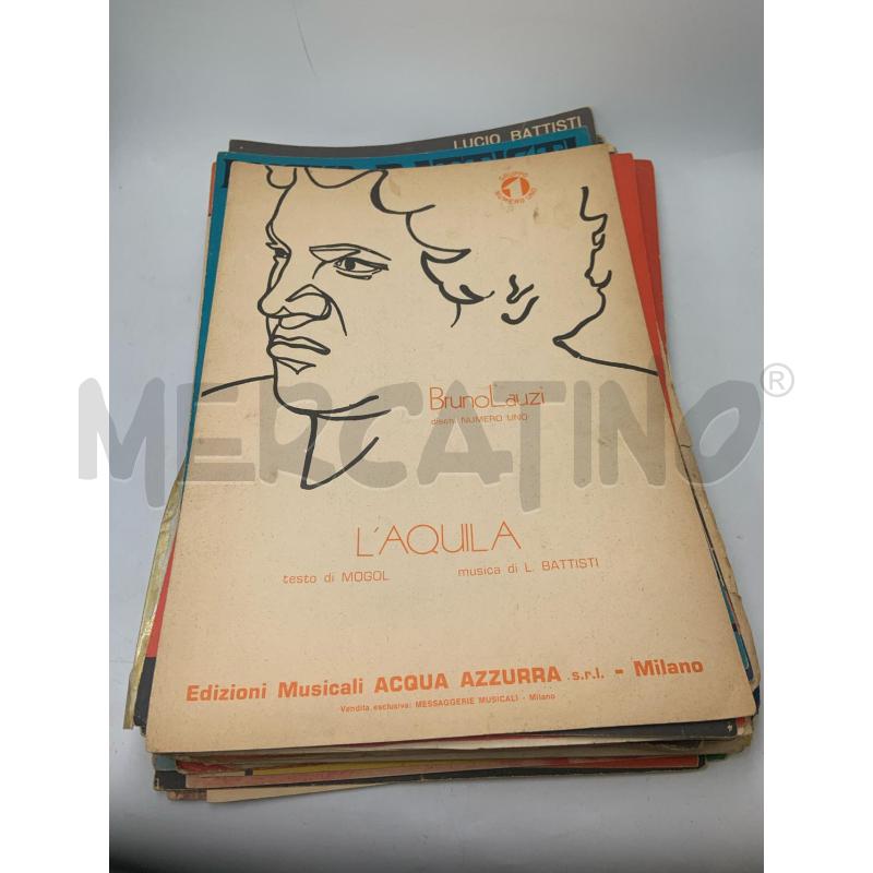 LOTTO SPARTITI ANNI 50/60/70  | Mercatino dell'Usato Roma porta maggiore 5