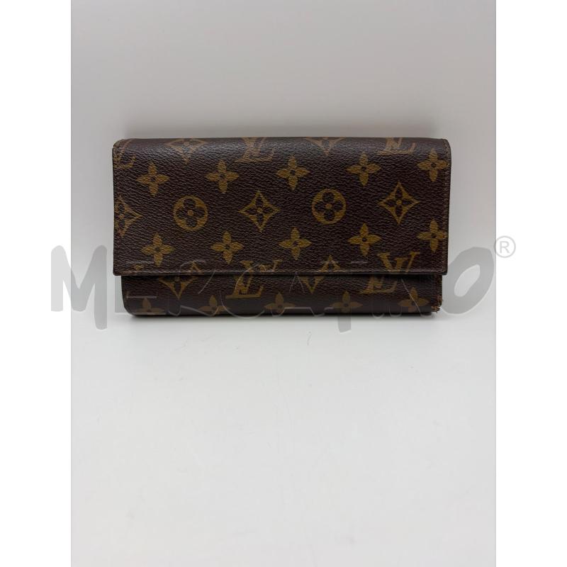 LOUIS VUITTON PORTA FOGLIO MARRONE PELLE MONOGRAM DA RIV | Mercatino dell'Usato Roma porta maggiore 1