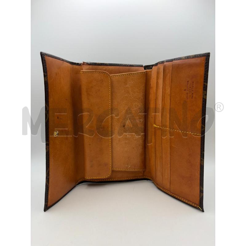 LOUIS VUITTON PORTA FOGLIO MARRONE PELLE MONOGRAM DA RIV | Mercatino dell'Usato Roma porta maggiore 4