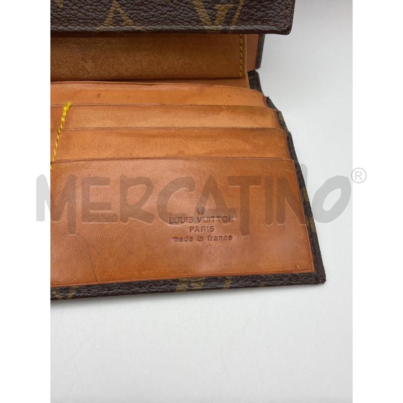 LOUIS VUITTON PORTA FOGLIO MARRONE PELLE MONOGRAM DA RIV | Mercatino dell'Usato Roma porta maggiore 5