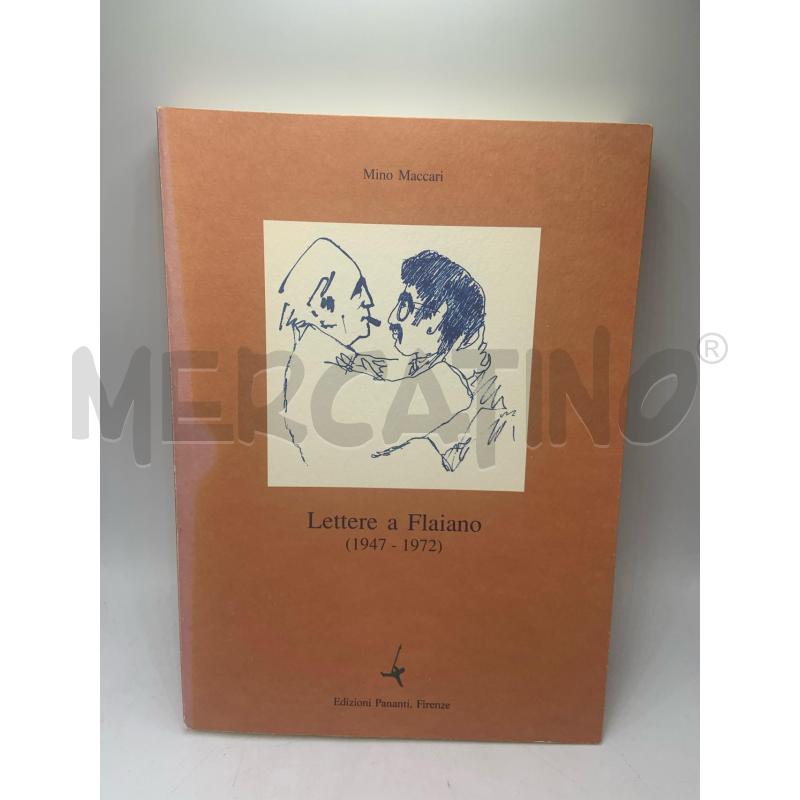 MACCARI - LETTERE A FLAIANO (1947-1972) | Mercatino dell'Usato Roma porta maggiore 1
