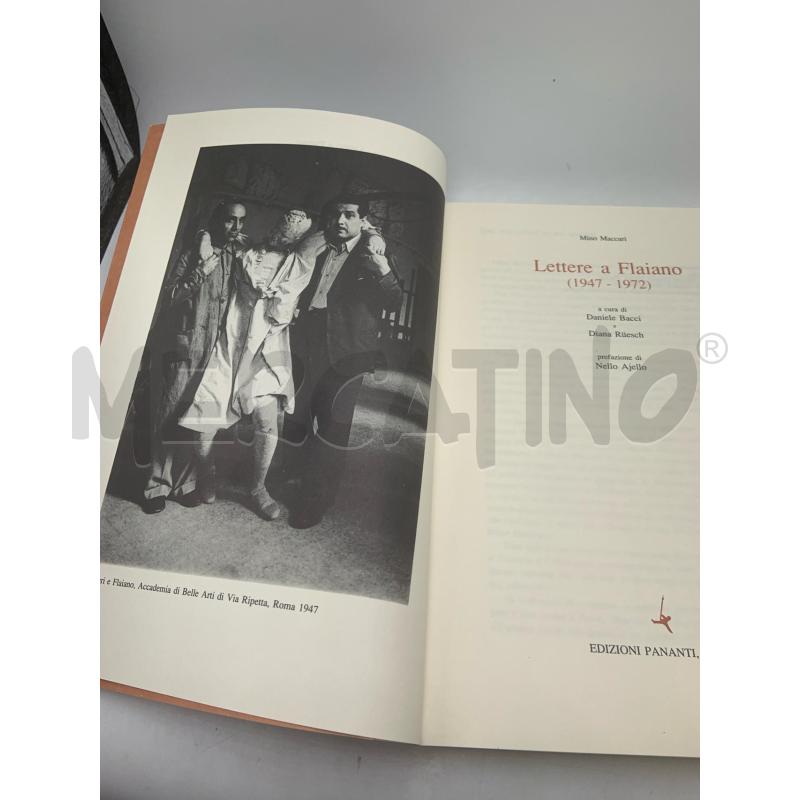 MACCARI - LETTERE A FLAIANO (1947-1972) | Mercatino dell'Usato Roma porta maggiore 4