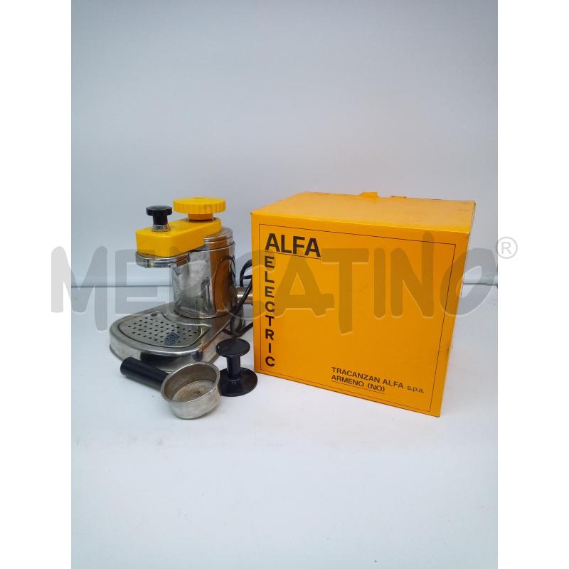 MACCHINA CAFFÈ TRACANZAN ALFA ELECTRIC GIALLA | Mercatino dell'Usato Roma porta maggiore 1