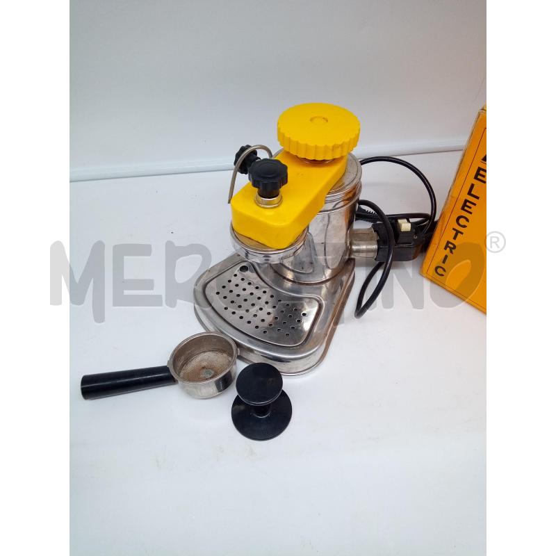 MACCHINA CAFFÈ TRACANZAN ALFA ELECTRIC GIALLA | Mercatino dell'Usato Roma porta maggiore 3