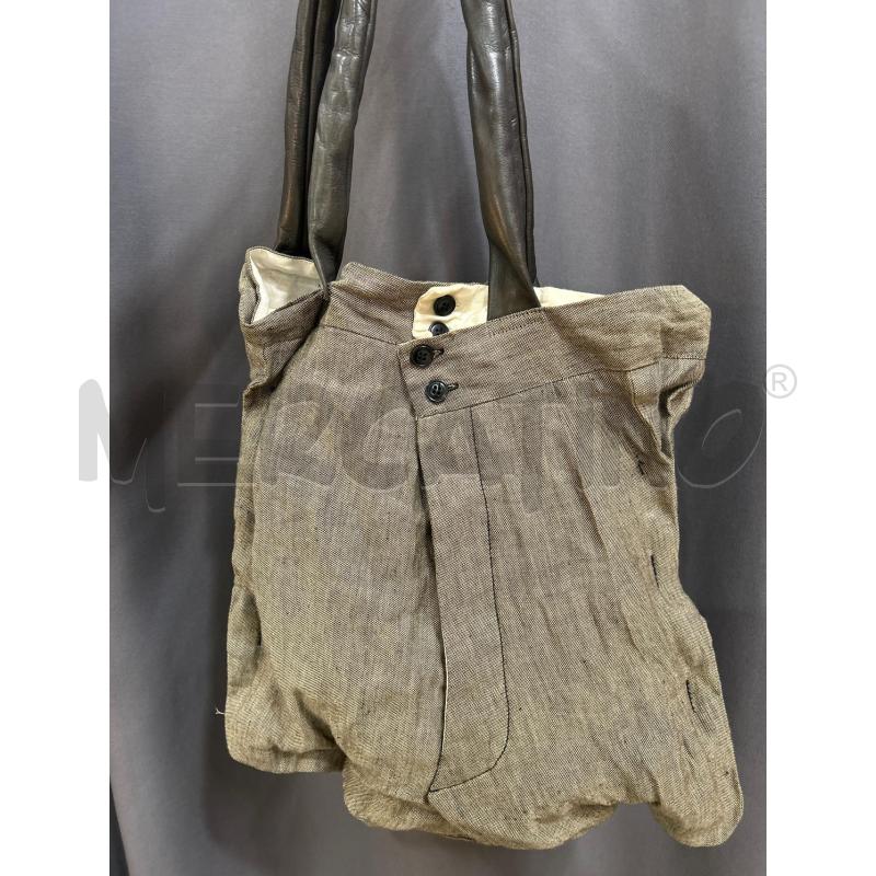 MALLONI BORSA MOD. PANTALONE MANICI NERI PELLE | Mercatino dell'Usato Roma porta maggiore 1