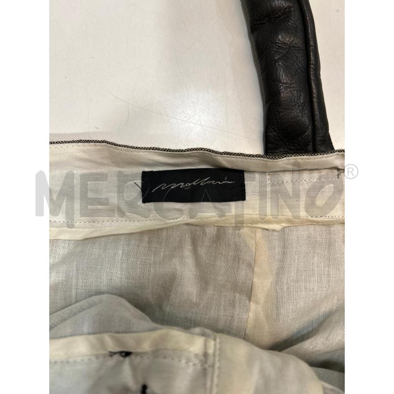 MALLONI BORSA MOD. PANTALONE MANICI NERI PELLE | Mercatino dell'Usato Roma porta maggiore 3