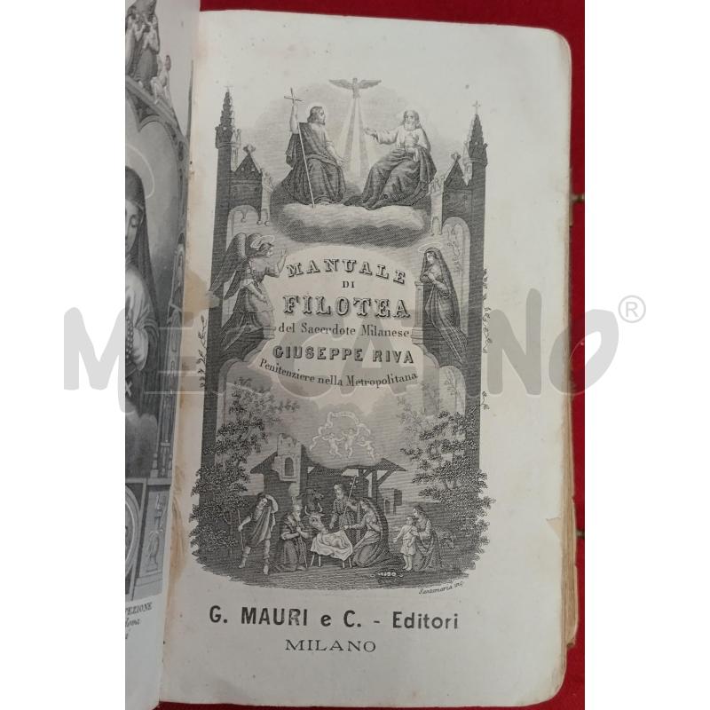 MANUALE DI FILOTEA 1901 RIVA | Mercatino dell'Usato Roma porta maggiore 3
