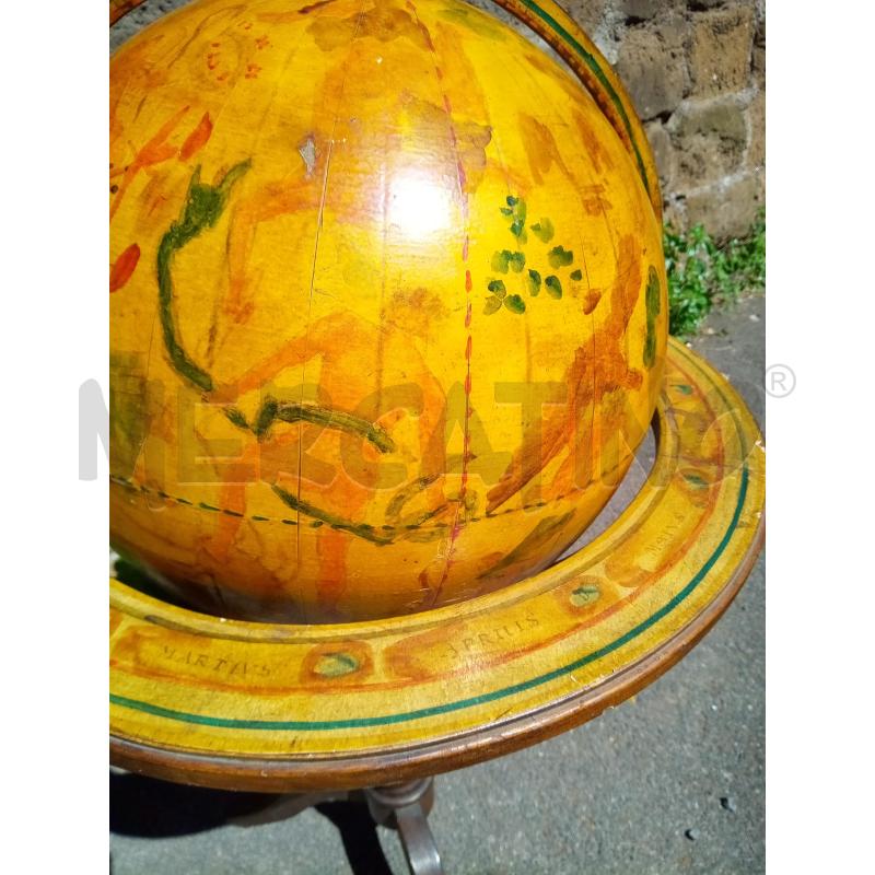 MAPPAMONDO ASTROLOGICO DA TERRA DIPINTO A MANO  | Mercatino dell'Usato Roma porta maggiore 3