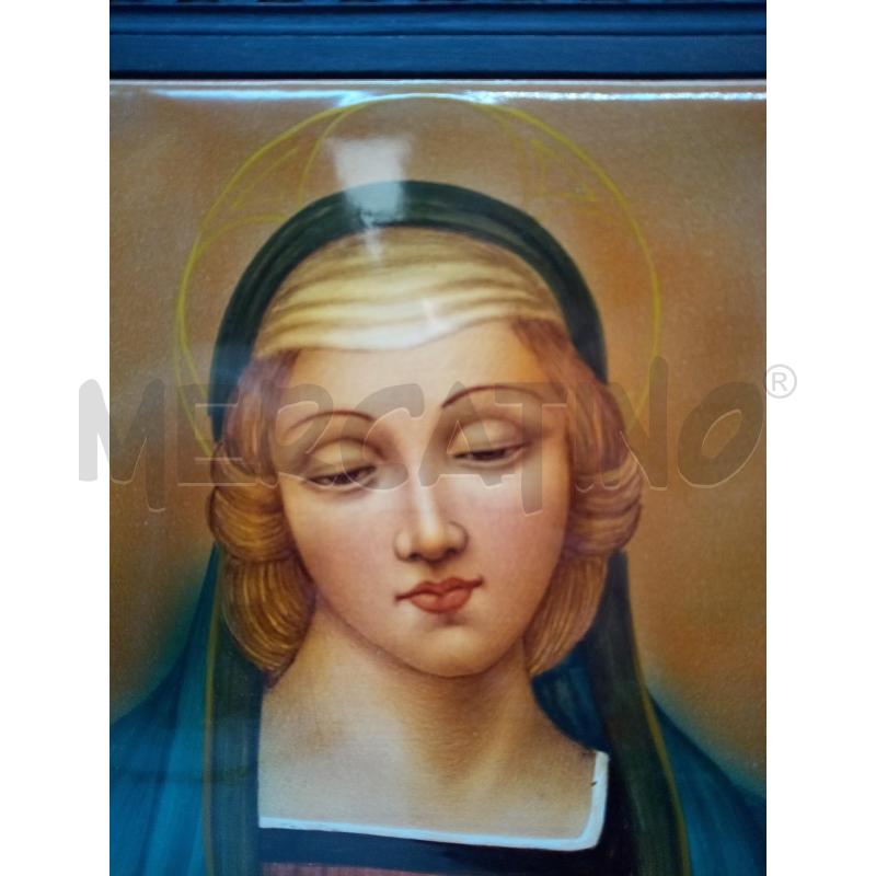 MATTONELLA CERAMICA MADONNA DEL GRANDUCA GUALDO TADINO CON CORNICE | Mercatino dell'Usato Roma porta maggiore 2