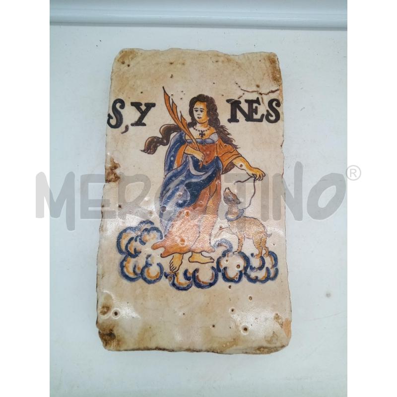 MATTONELLA CERAMICA SANTA YNES EPOCA | Mercatino dell'Usato Roma porta maggiore 1