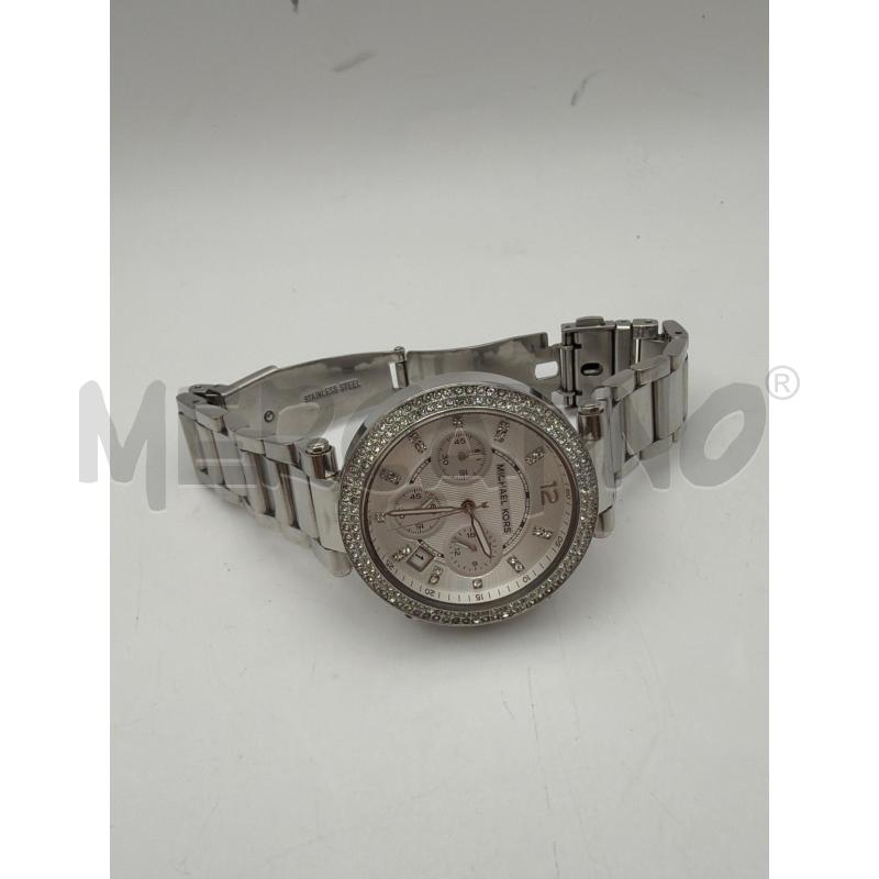 MICHAEL KORS OROLOGIO DA POLSO SILVER QUADRANTE CON STRASS | Mercatino dell'Usato Roma porta maggiore 3