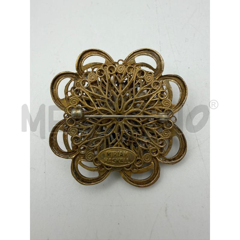 MIRIAM HASKELL SPILLA A SPIRALE CON PERLE   | Mercatino dell'Usato Roma porta maggiore 2