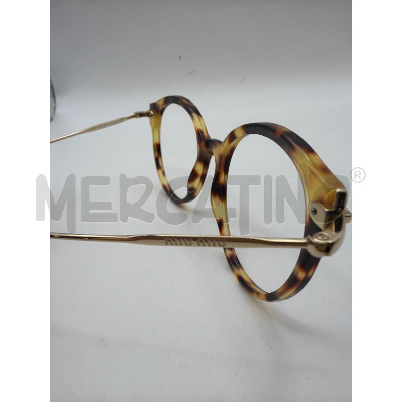 MIU MIU OCCHIALI DONNA TARTARUGATI ASTE IN METALLO GOLD  | Mercatino dell'Usato Roma porta maggiore 4