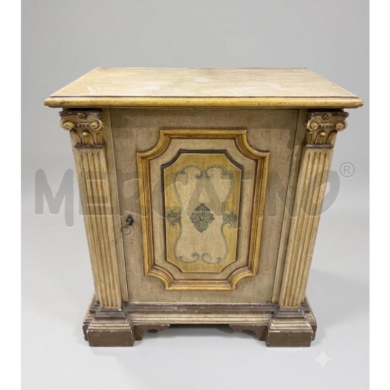 MOBILETTO STILE BAROCCO ORO E SABBIA | Mercatino dell'Usato Roma porta maggiore 1