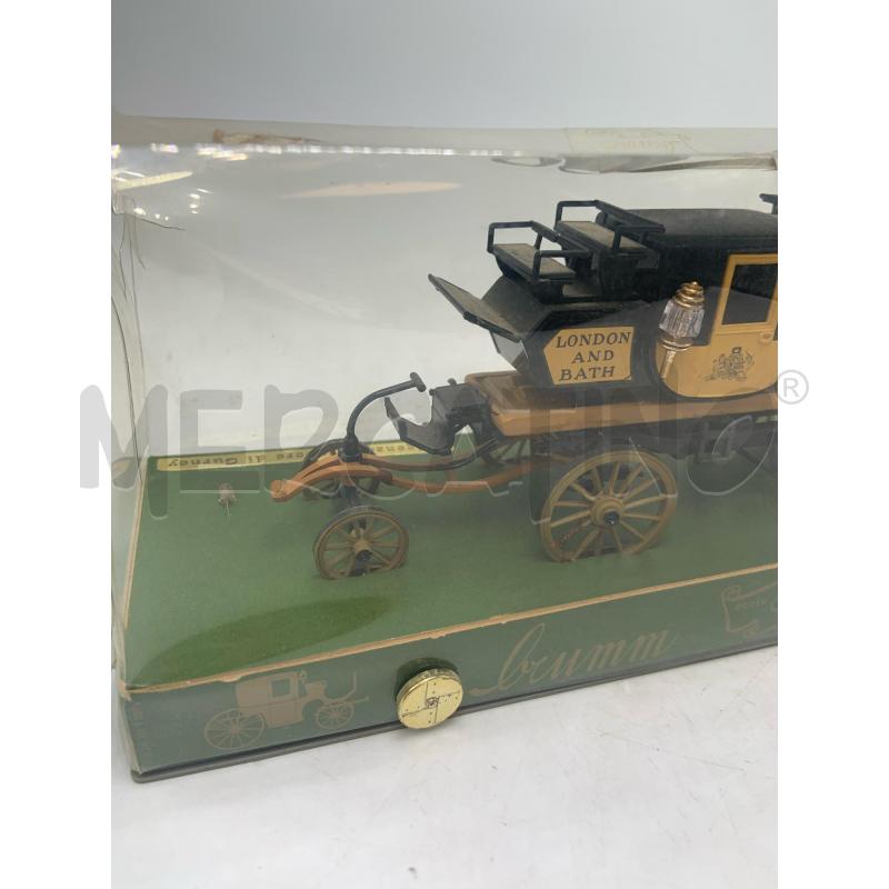 MODELLINO DILIGENZA A VAPORE 1828 BRUMM SCALA 1:43 | Mercatino dell'Usato Roma porta maggiore 2