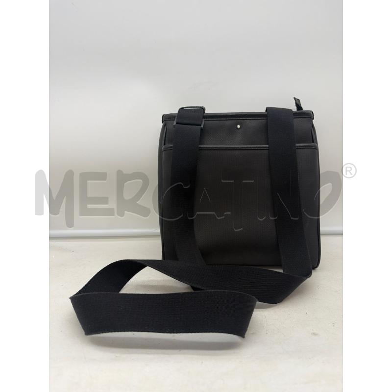 MONTBLANC BORSELLO UOMO NERO TRACOLLA  | Mercatino dell'Usato Roma porta maggiore 1
