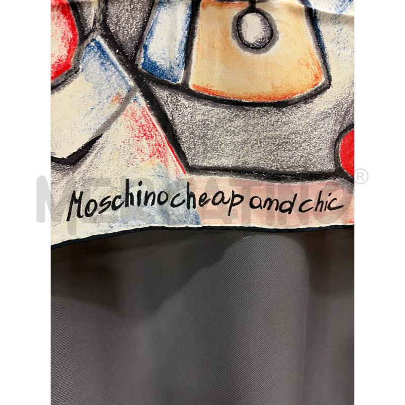 MOSCHINO CHEAP AND CHIC FOULARD ROSSO | Mercatino dell'Usato Roma porta maggiore 2