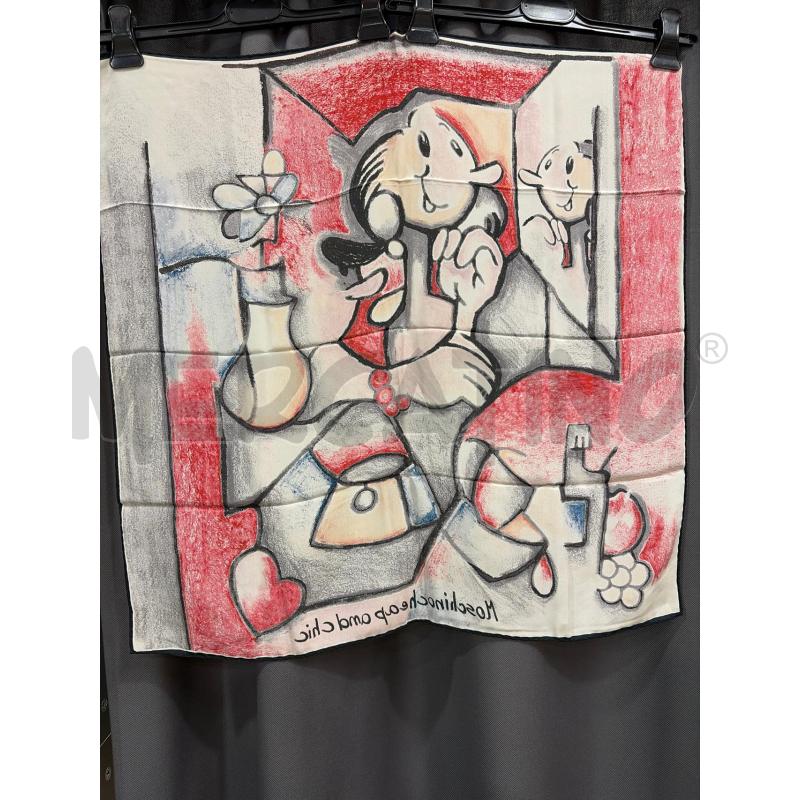 MOSCHINO CHEAP AND CHIC FOULARD ROSSO | Mercatino dell'Usato Roma porta maggiore 4