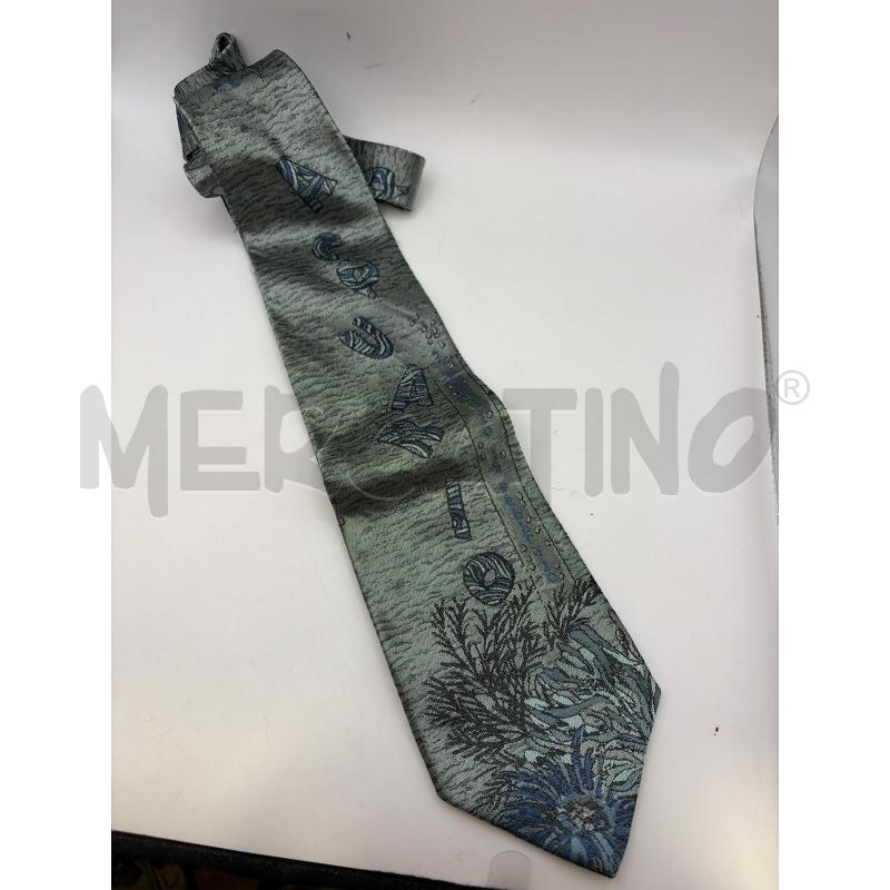 MOSCHINO CRAVATTA ACQUARIO | Mercatino dell'Usato Roma porta maggiore 1
