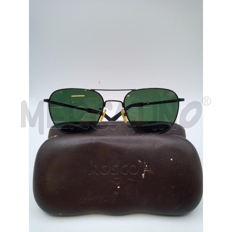 MOSCOT OCCHIALI LENTE QUADRATA MONTATURA NERA | Mercatino dell'Usato Roma porta maggiore 1
