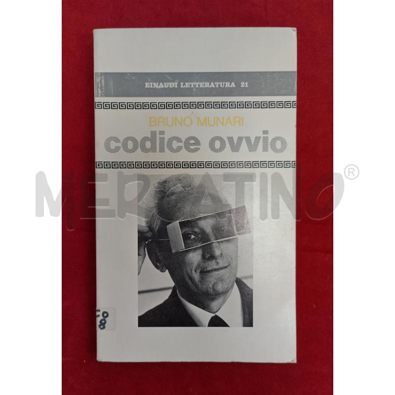 MUNARI - CODICE OVVIO | Mercatino dell'Usato Roma porta maggiore 1