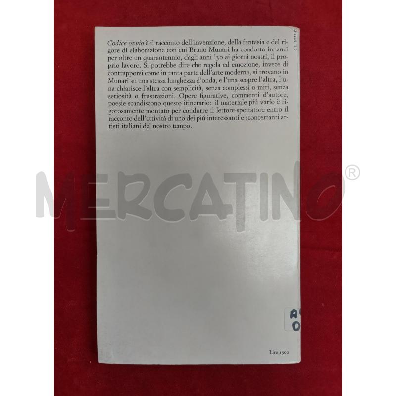 MUNARI - CODICE OVVIO | Mercatino dell'Usato Roma porta maggiore 2
