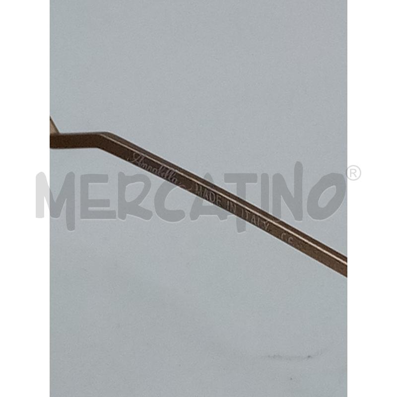 OCCHIALI ANNABELLA LENTE QUADRATA LOGO A LATO MONTATURA BRONZO | Mercatino dell'Usato Roma porta maggiore 4