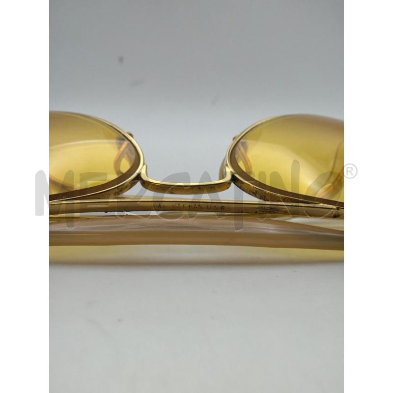 OCCHIALI RAY BAN LENTE GOCCIA GIALLE MONTATURA DORATA SILICONE  | Mercatino dell'Usato Roma porta maggiore 3