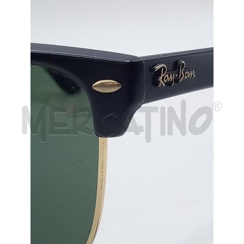 OCCHIALI RAY BAN MONTATURA NERA GOLD LENTE QUADRATA  | Mercatino dell'Usato Roma porta maggiore 3