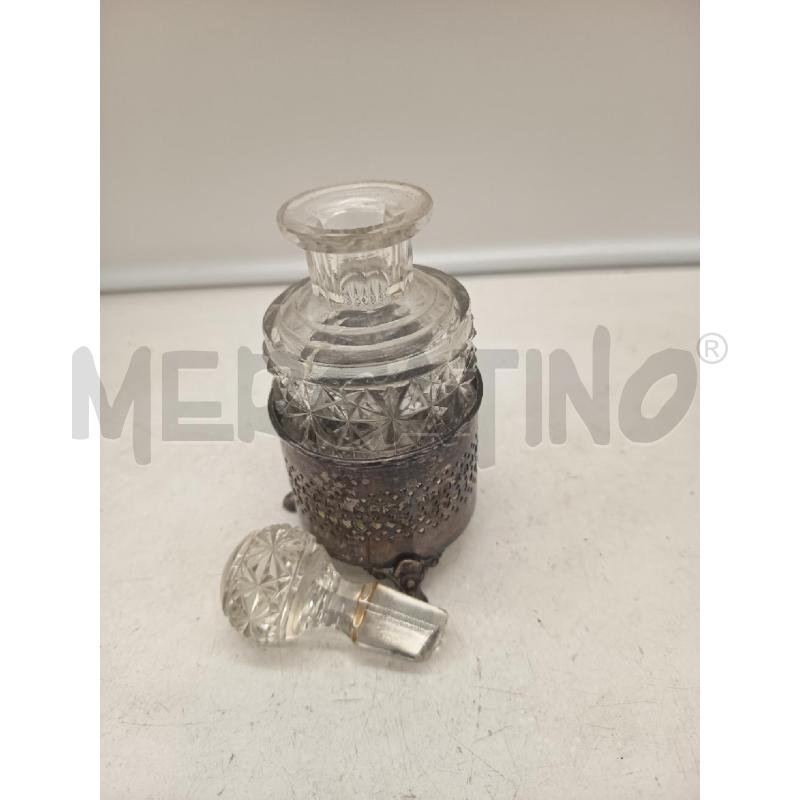 OLIERA CRISTALLO MOLATO BASE MET ARG TRAFORATO | Mercatino dell'Usato Roma porta maggiore 2