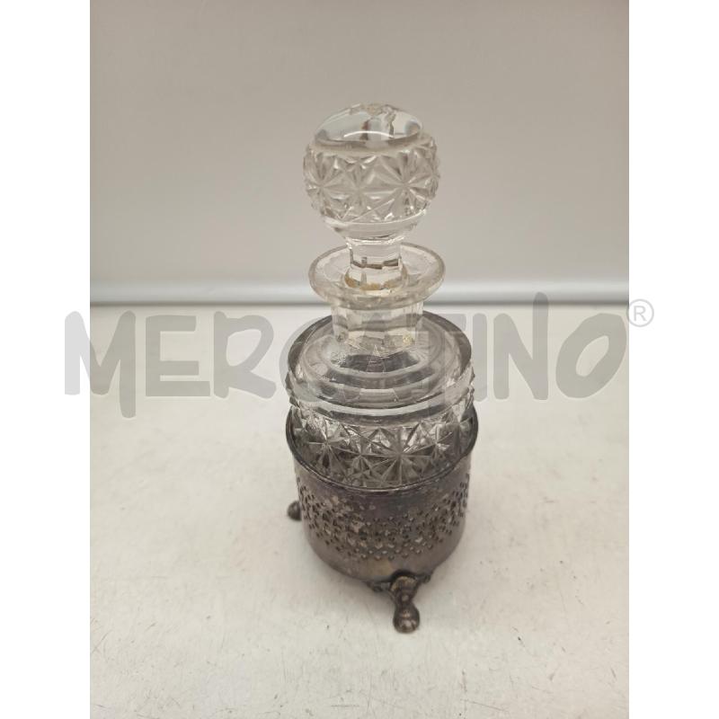 OLIERA CRISTALLO MOLATO BASE MET ARG TRAFORATO | Mercatino dell'Usato Roma porta maggiore 3