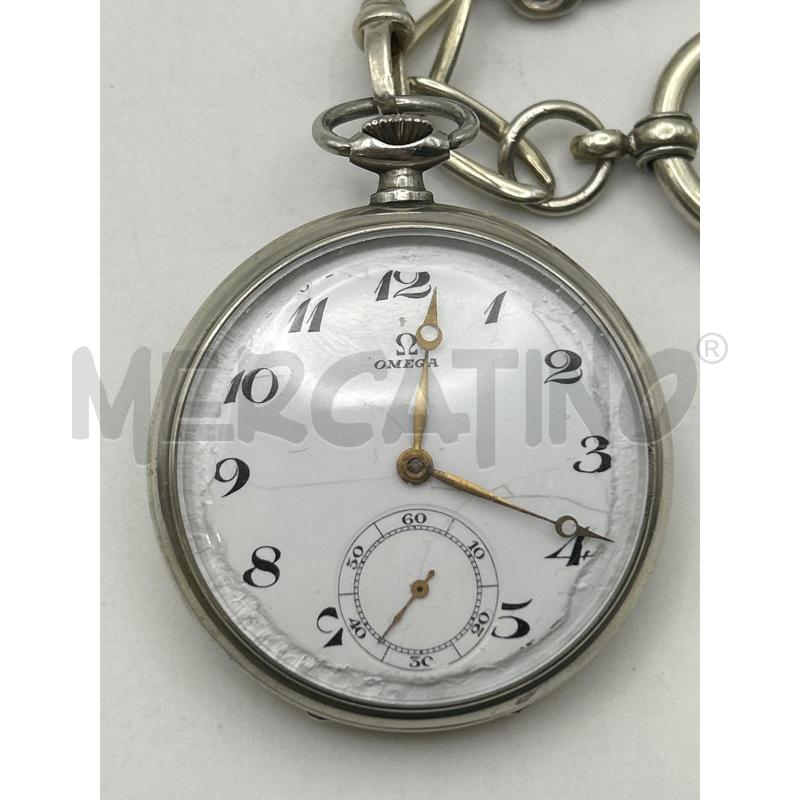 OMEGA OROLOGIO DA TASCHINO CATENA QUADRANTE DA RIV | Mercatino dell'Usato Roma porta maggiore 2