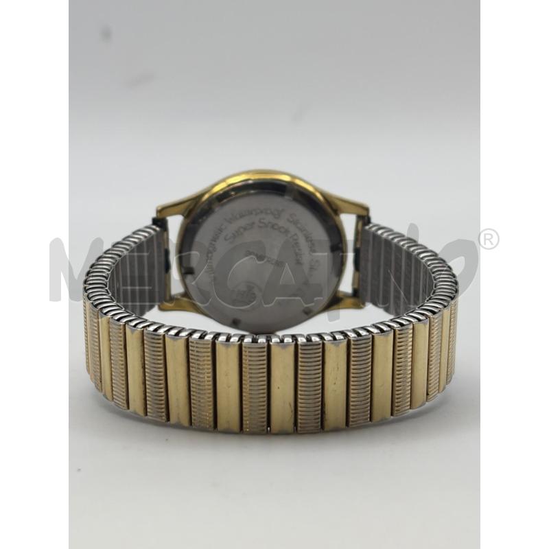 OROLOGIO ANKER 18 RUBIS QUADRANTE NERO CINTURINO DORATO ELASTICO | Mercatino dell'Usato Roma porta maggiore 4