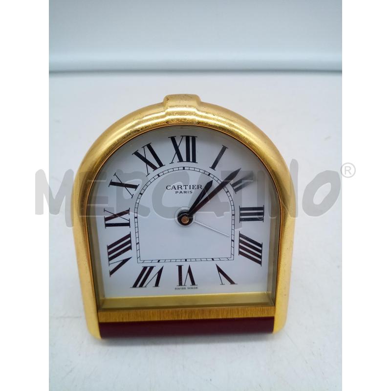 OROLOGIO APPOGGIO CARTIER ARCO DORATO | Mercatino dell'Usato Roma porta maggiore 1