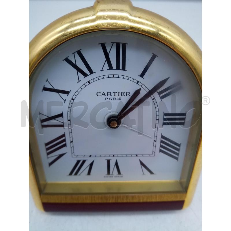 OROLOGIO APPOGGIO CARTIER ARCO DORATO | Mercatino dell'Usato Roma porta maggiore 2