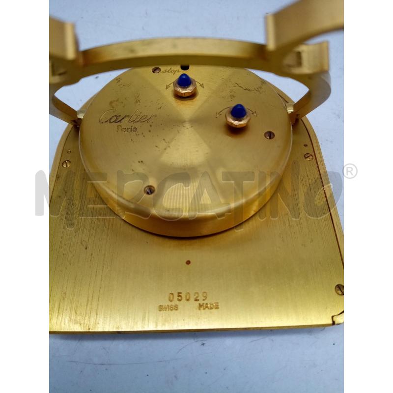 OROLOGIO APPOGGIO CARTIER ARCO DORATO | Mercatino dell'Usato Roma porta maggiore 5