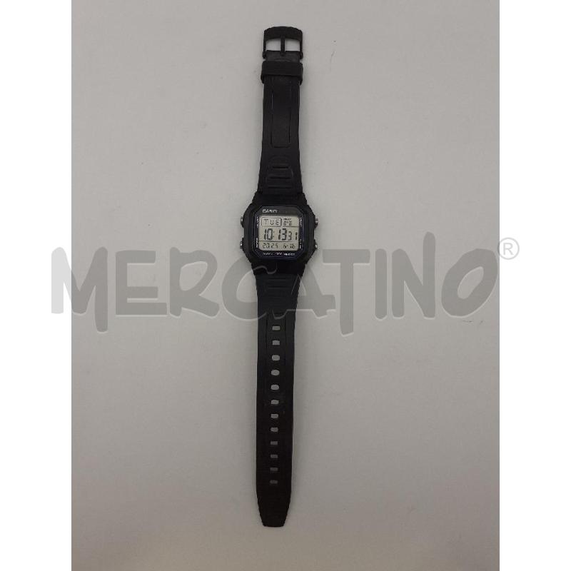 OROLOGIO CASIO NERO W-800H | Mercatino dell'Usato Roma porta maggiore 1