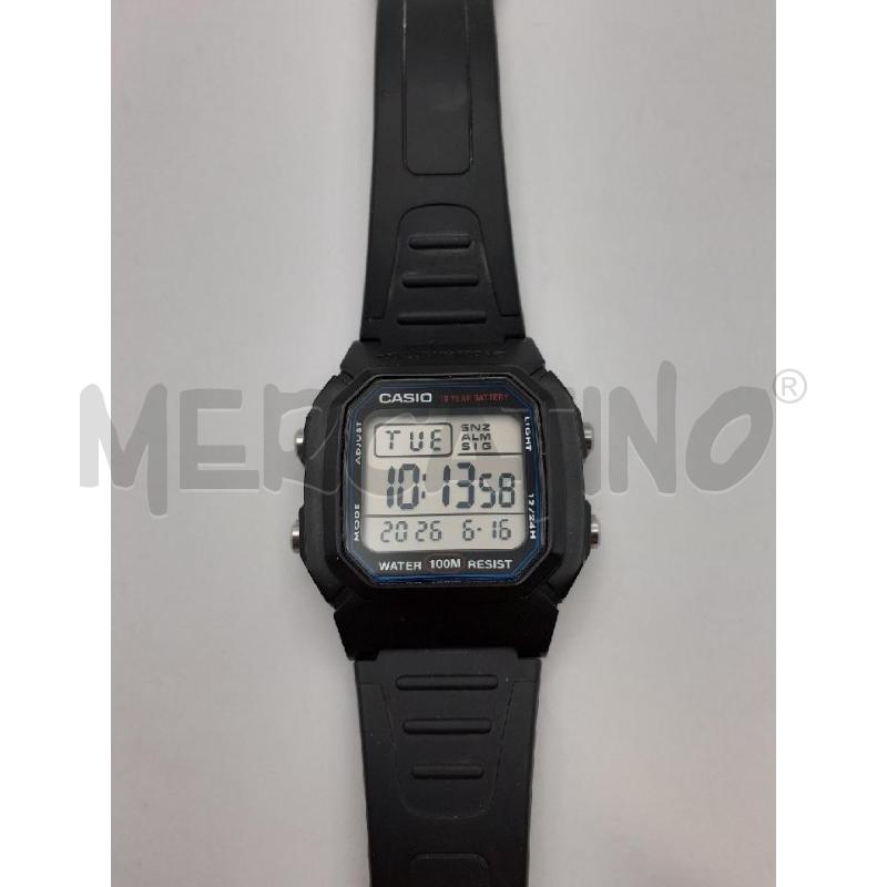OROLOGIO CASIO NERO W-800H | Mercatino dell'Usato Roma porta maggiore 3
