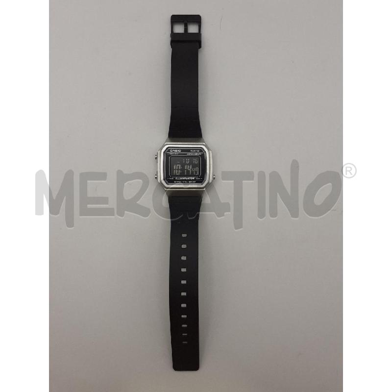 OROLOGIO CASIO QUADRANTE ARGENTATO CITURINO NERO W-217H | Mercatino dell'Usato Roma porta maggiore 1
