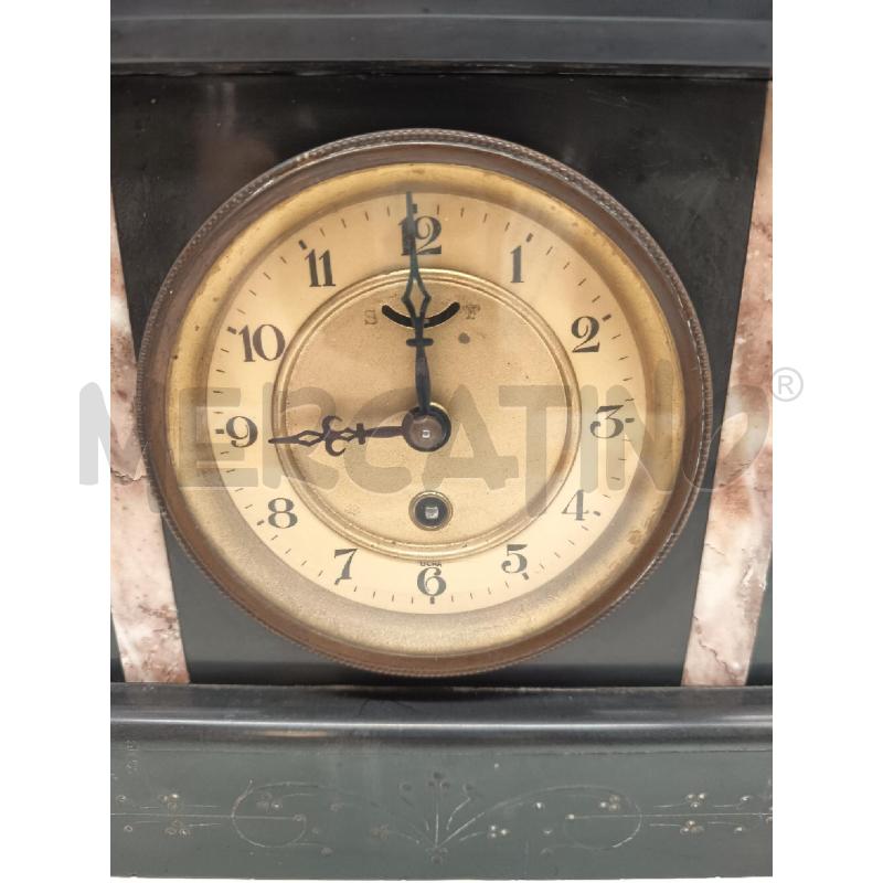 OROLOGIO DA APPOGGIO MARMO NERO DEL BELGIO DA REVISIONARE  | Mercatino dell'Usato Roma porta maggiore 2