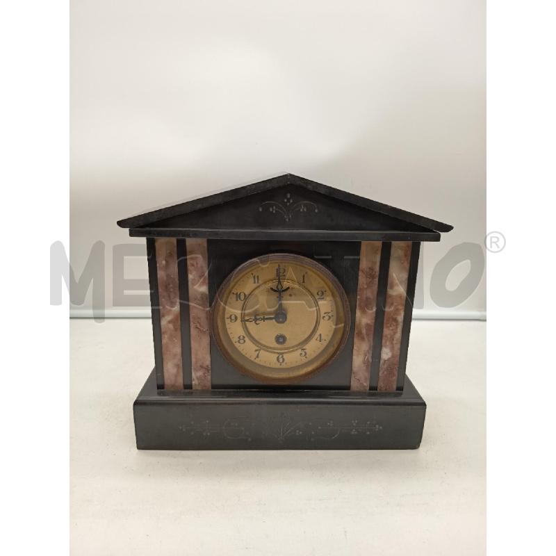 OROLOGIO DA APPOGGIO MARMO NERO DEL BELGIO DA REVISIONARE  | Mercatino dell'Usato Roma porta maggiore 3
