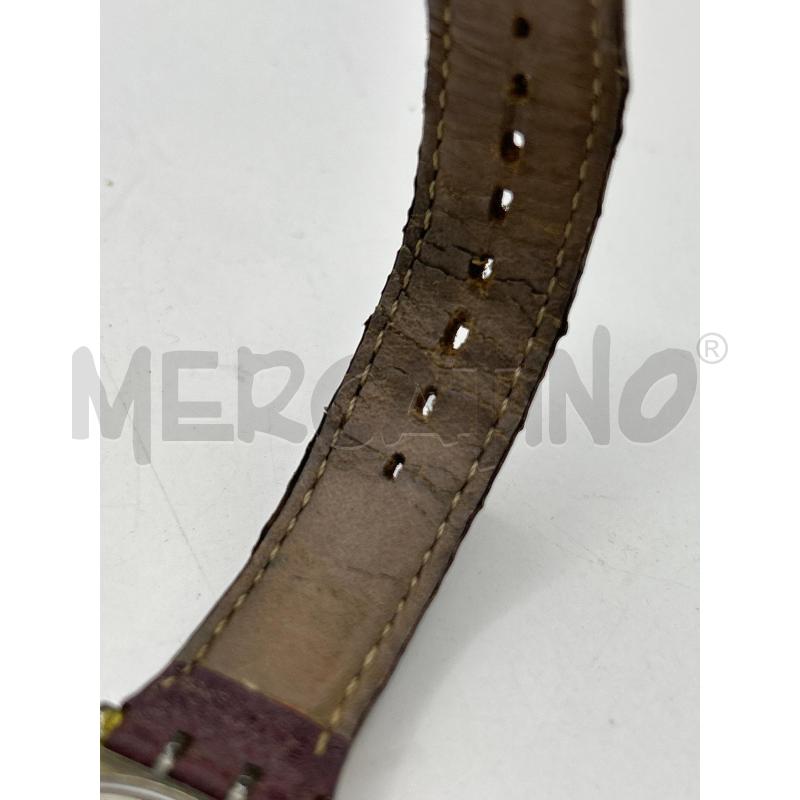 OROLOGIO SWATCH AG 1991 AUTOMATIC CINTURINO MARRONE PELLE | Mercatino dell'Usato Roma porta maggiore 5