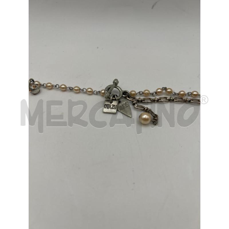 OTAZU COLLANA MULTIFILO CATENINA PERLINE PIETRE PENDENTI | Mercatino dell'Usato Roma porta maggiore 2