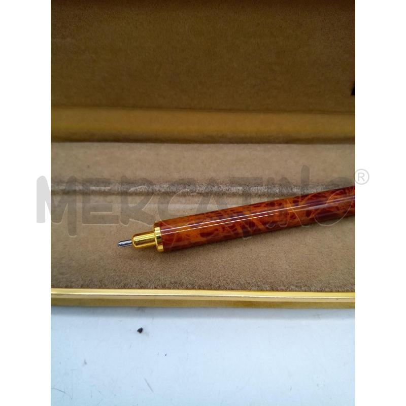 PENNA A SFERA AURORA HASTIL MARMORIZZATA MARRONE  | Mercatino dell'Usato Roma porta maggiore 5