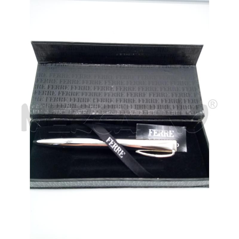 PENNA A SFERA GIANFRANCO FERRE' SILVER PLATED 1 | Mercatino dell'Usato Roma porta maggiore 1