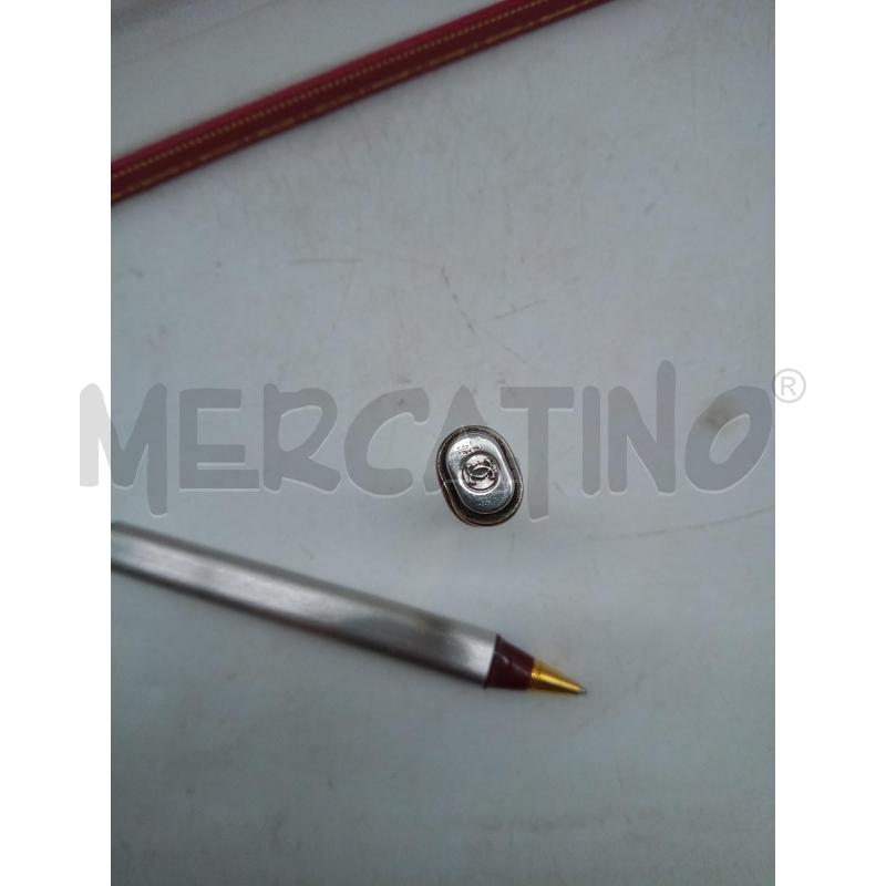 PENNA A SFERA LES MUST CARTIER SATINATA DORATA   | Mercatino dell'Usato Roma porta maggiore 3
