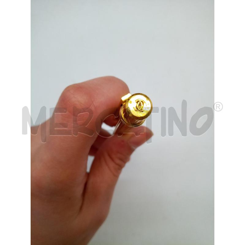 PENNA SFERA CARTIER PLACCATA ORO   | Mercatino dell'Usato Roma porta maggiore 4