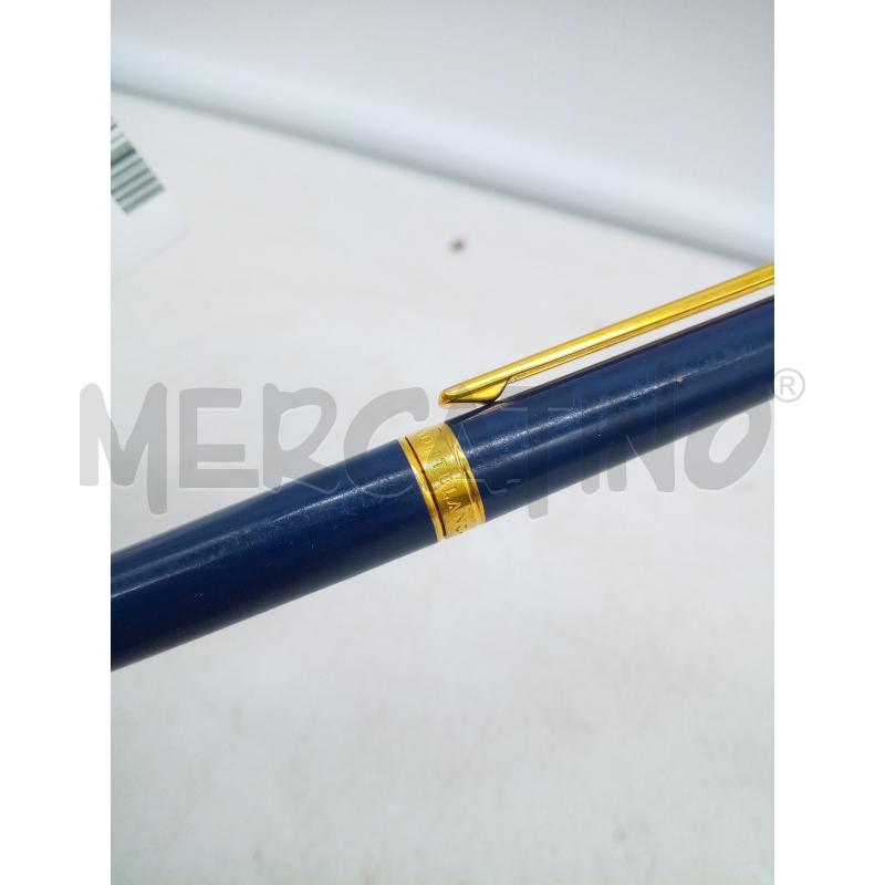 PENNA SFERA MONTBLANC NOBLESSE OBLIGE BLU ORO  | Mercatino dell'Usato Roma porta maggiore 1