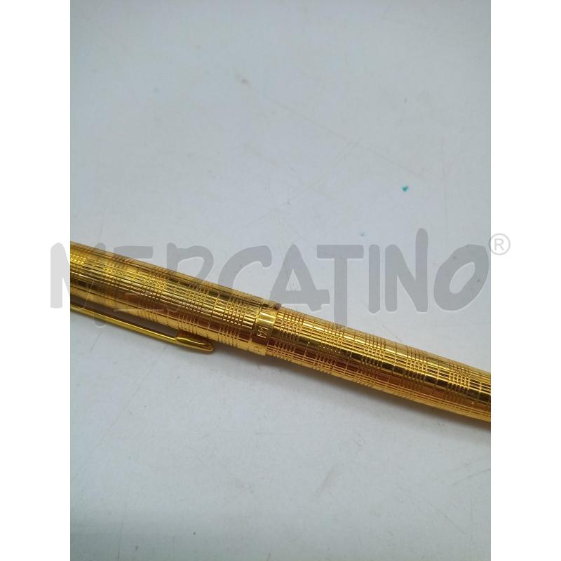 PENNA SFERA PARKER PLACCATA ORO  | Mercatino dell'Usato Roma porta maggiore 4
