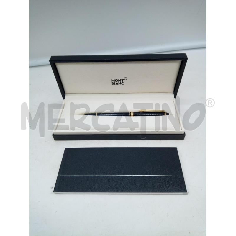 PENNA STILOGRAFICA MONTBLANC NERA ORO PENNINO ORO | Mercatino dell'Usato Roma porta maggiore 1